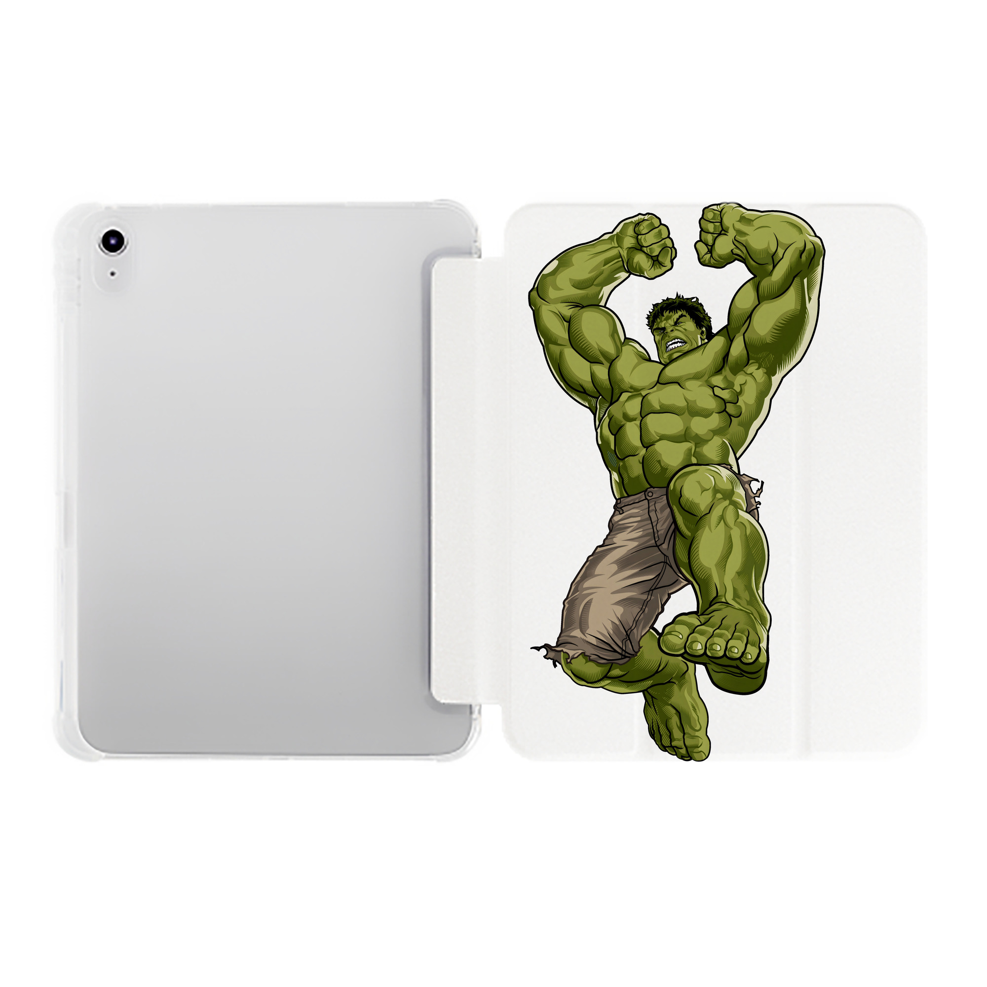 （画像用） アベンジャーズ The Avengers IPad ケース ペン収納付き 三つ折りスタンド PUレザー×シリコン 対応機種9.5/10.5/10.9インチ